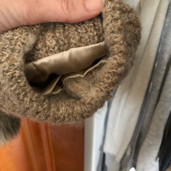 Vintage Designer Dubrowsky & Perlbinder Faux Fur Sweater Jacket - Picture 8 of 13